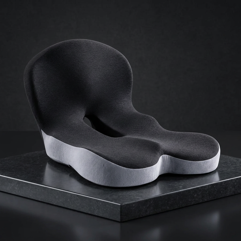 Ergonomic Memory Foam Seat Cushion for Lower Back Comfort
