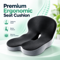 Ergonomic Memory Foam Seat Cushion for Lower Back Comfort