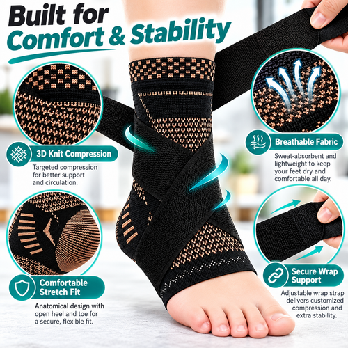 Ankle & Foot Compression Sleeve