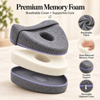 Memory Foam Knee Pillow for Side Sleepers