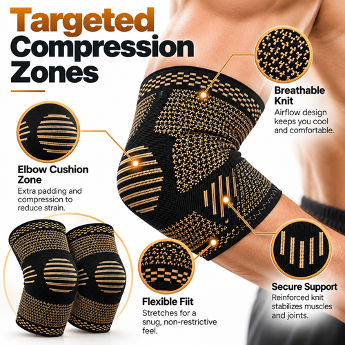 Adjustable Elbow Brace Support (2 Pack)