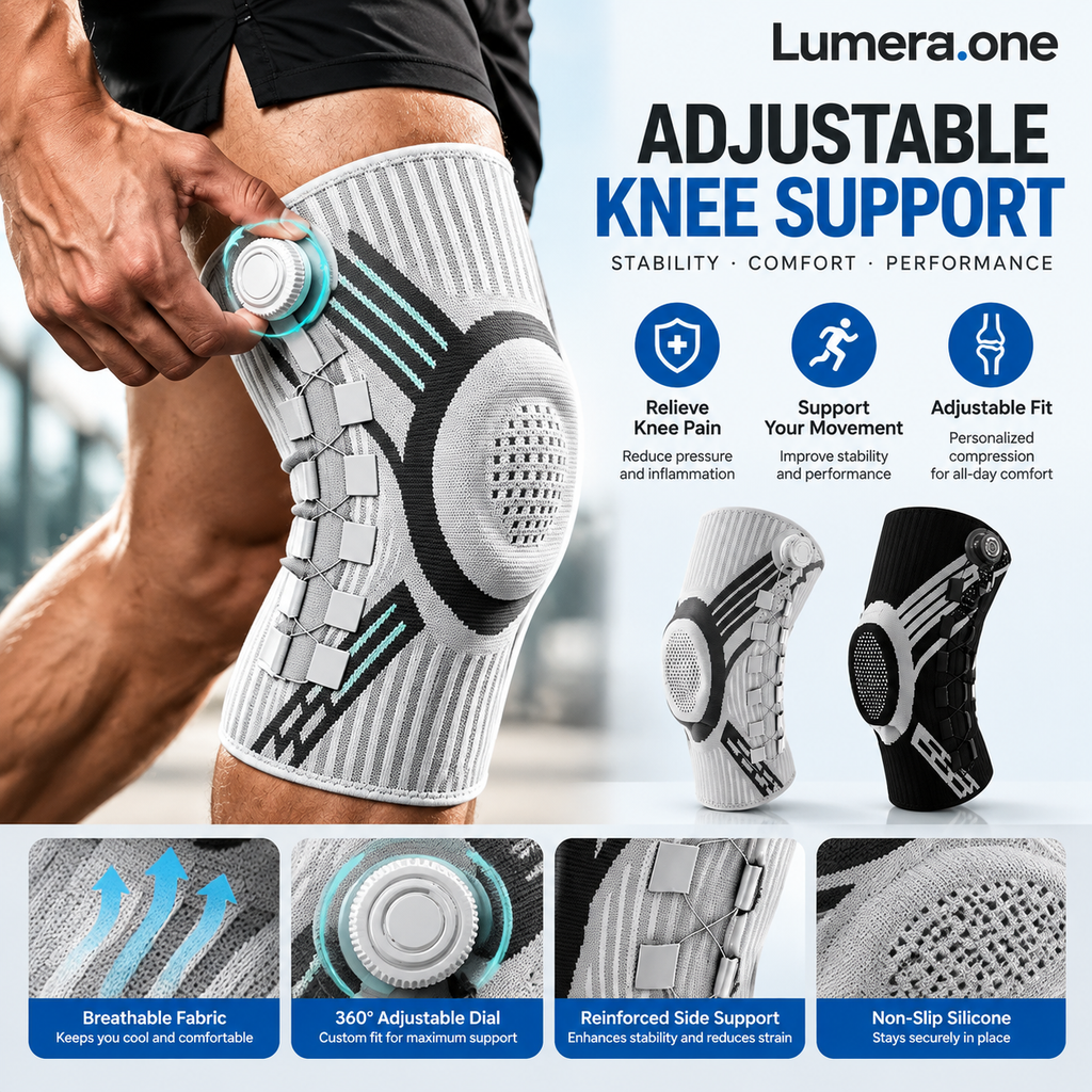 Knee Brace with Gel Pad for Everyday Support