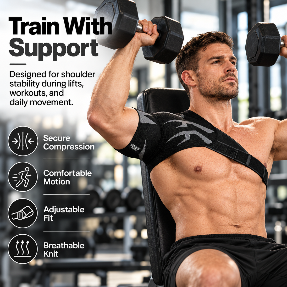 Adjustable Shoulder Support Brace