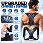 Adjustable Posture Corrector for Upper Back