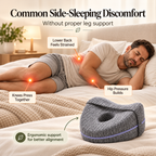 Memory Foam Knee Pillow for Side Sleepers