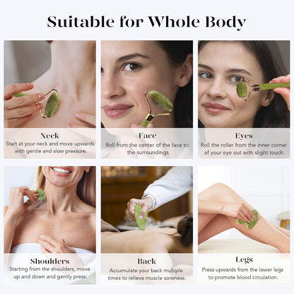 Ice Gua Sha Roller Set