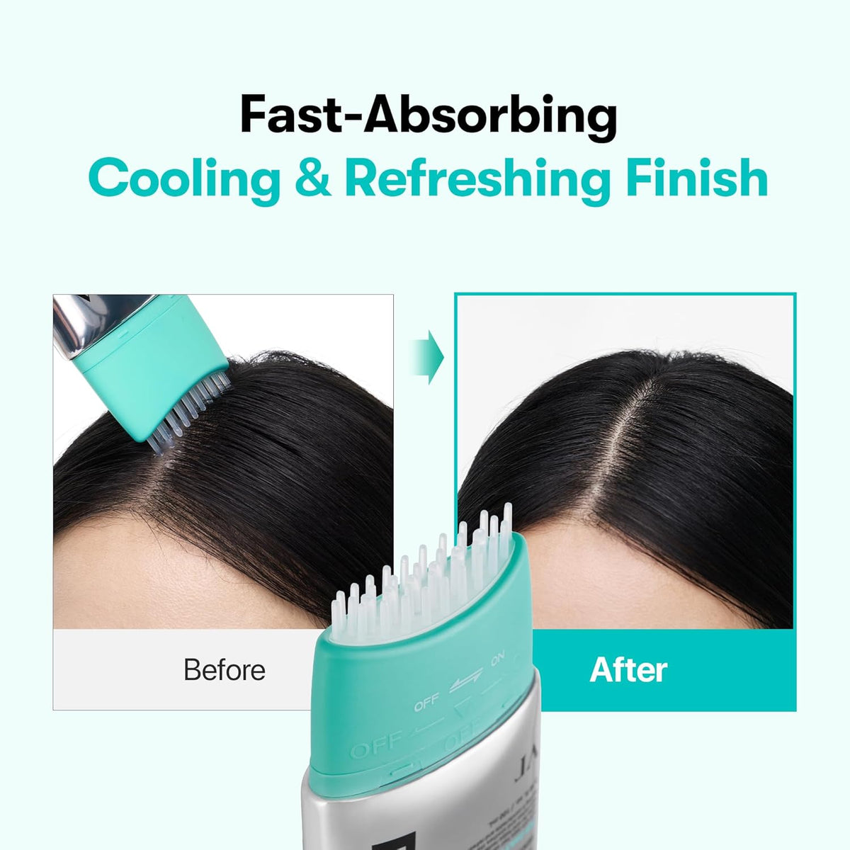 VT COSMETICS PDRN Reedle Shot Brush Hair Serum, Cooling & Refreshing Scalp Care with Vegan PDRN, Caffeine & Spicule Complex, Lightweight & Non-Greasy Daily Scalp Solution, 3.38 fl oz / 100 mL